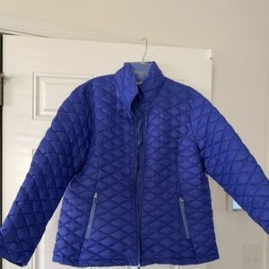 Free Country Light Blue Quilted Jacket